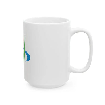 Flag of Uwajima Ehime (Japan) White Coffee Mug - Go Mug Yourself
