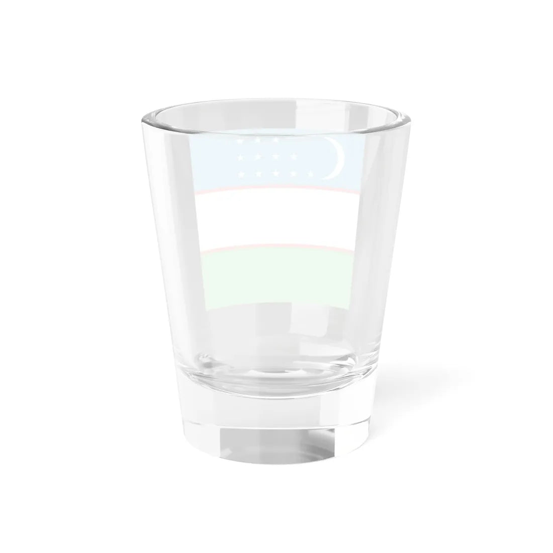 Flag of Uzbekistan 1-1 (Uzbekistan) Shot Glass 1.5oz - Go Mug Yourself