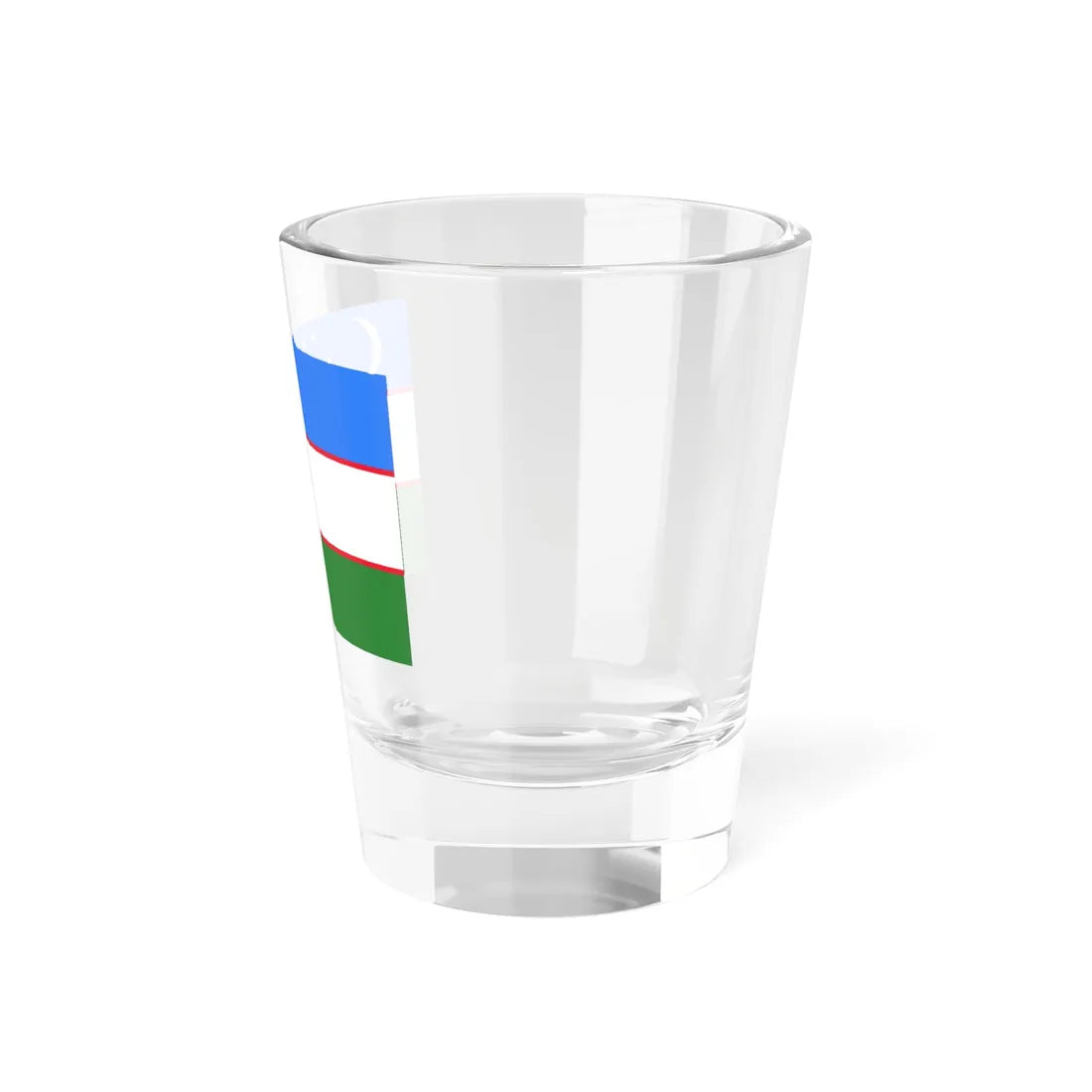 Flag of Uzbekistan 3-2 (Uzbekistan) Shot Glass 1.5oz - Go Mug Yourself