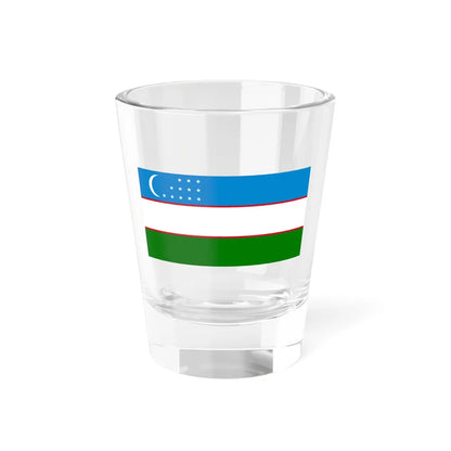 Flag of Uzbekistan Constitution.uz (Uzbekistan) Shot Glass 1.5oz 1.5oz - Go Mug Yourself
