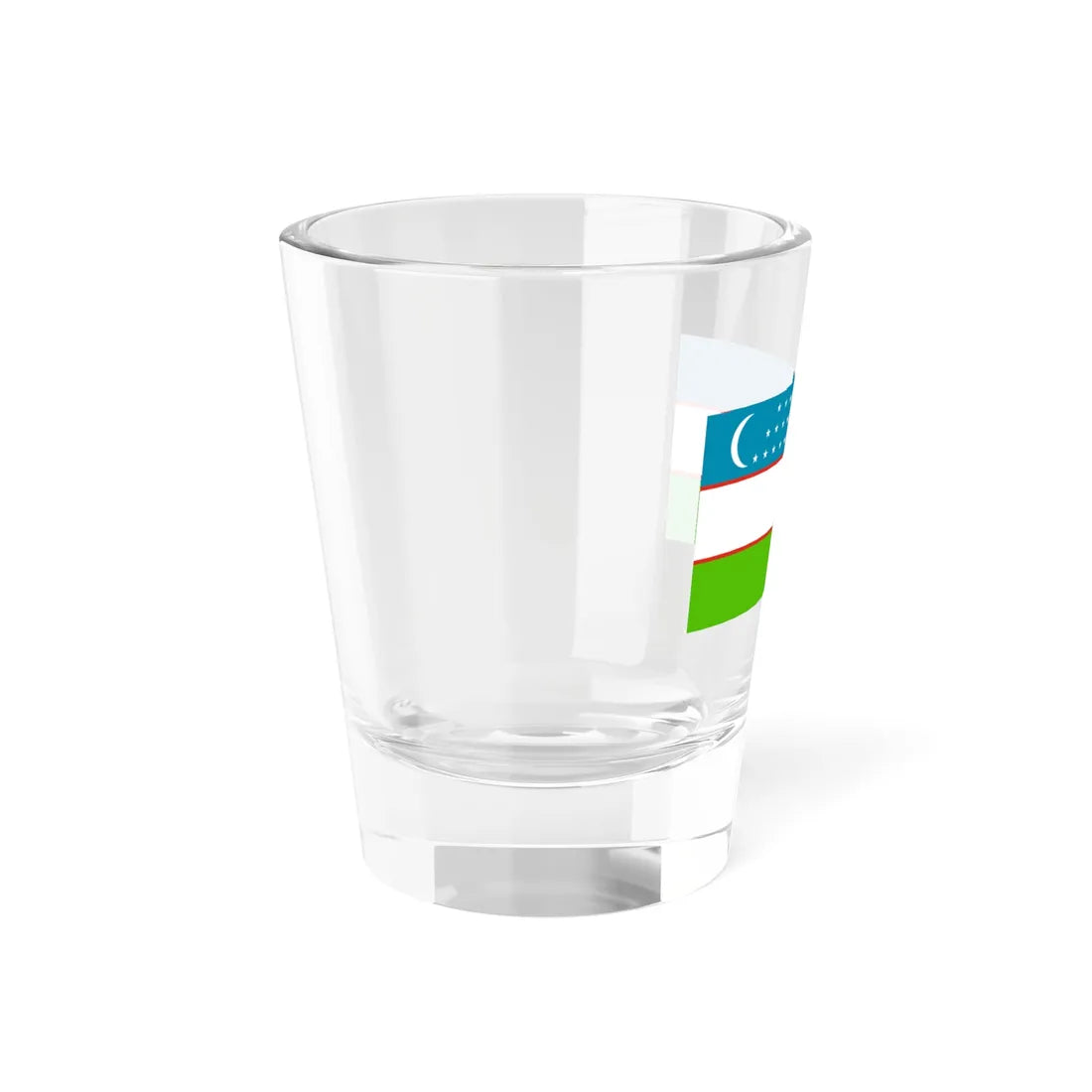 Flag of Uzbekistan Lex.uz (Uzbekistan) Shot Glass 1.5oz - Go Mug Yourself