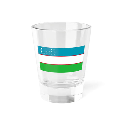 Flag of Uzbekistan original (Uzbekistan) Shot Glass 1.5oz 1.5oz - Go Mug Yourself