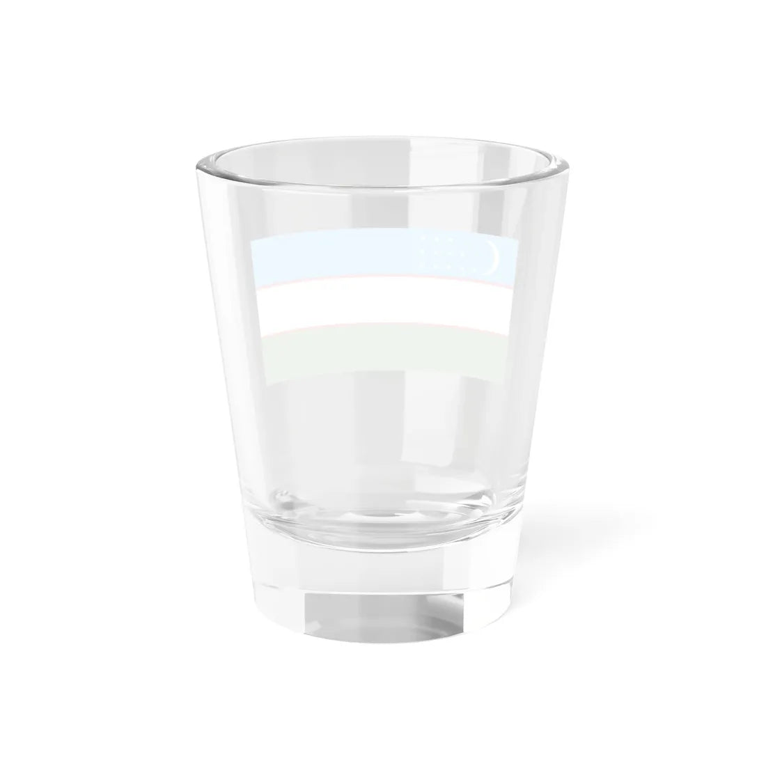 Flag of Uzbekistan Soviet colors (Uzbekistan) Shot Glass 1.5oz - Go Mug Yourself