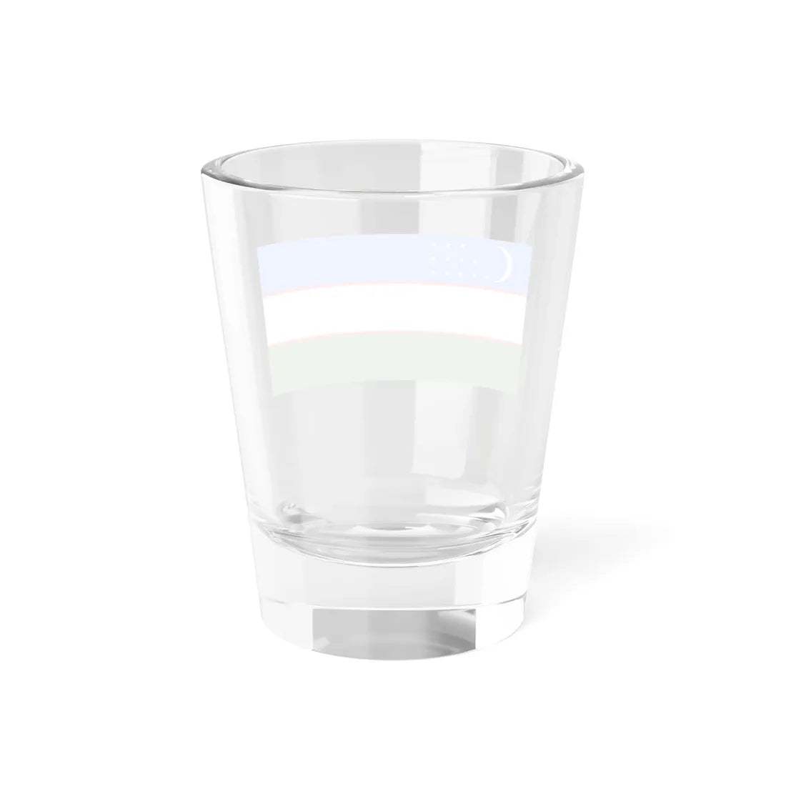 Flag of Uzbekistan (Uzbekistan) Shot Glass 1.5oz - Go Mug Yourself