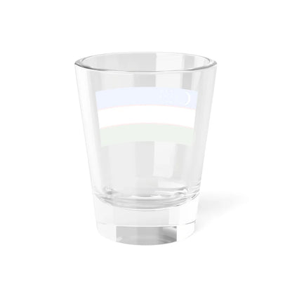 Flag of Uzbekistan (Uzbekistan) Shot Glass 1.5oz - Go Mug Yourself