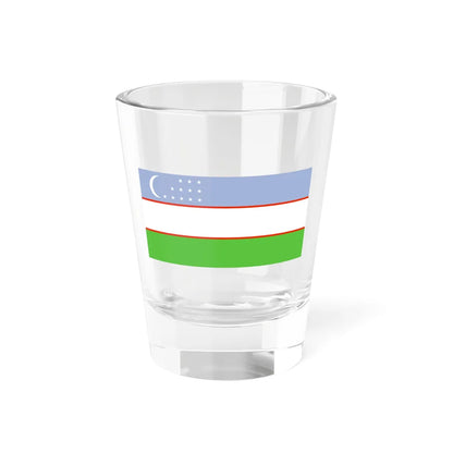 Flag of Uzbekistan WFB 2000 (Uzbekistan) Shot Glass 1.5oz 1.5oz - Go Mug Yourself