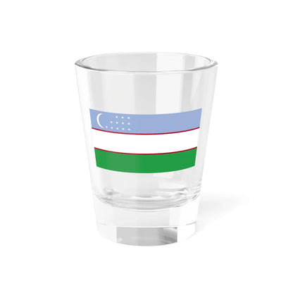 Flag of Uzbekistan WFB 2004 (Uzbekistan) Shot Glass 1.5oz 1.5oz - Go Mug Yourself