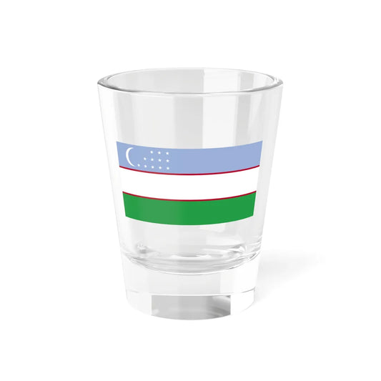 Flag of Uzbekistan WFB 2004 (Uzbekistan) Shot Glass 1.5oz 1.5oz - Go Mug Yourself