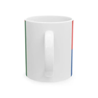 Flag of Uzsa (Hungary) White Coffee Mug - Go Mug Yourself