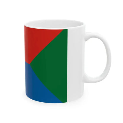 Flag of Uzsa (Hungary) White Coffee Mug - Go Mug Yourself