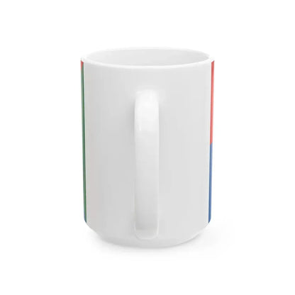 Flag of Uzsa (Hungary) White Coffee Mug - Go Mug Yourself