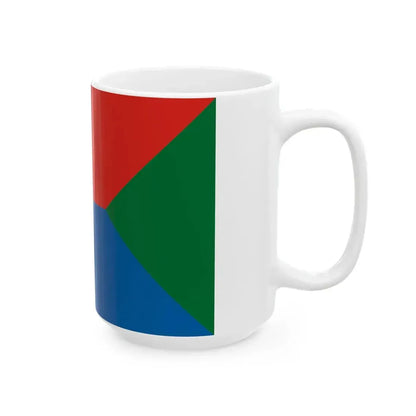 Flag of Uzsa (Hungary) White Coffee Mug - Go Mug Yourself