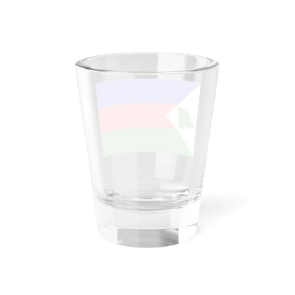 Flag of Vagaysky rayon Tyumen oblast 2003 (Russia) Shot Glass 1.5oz - Go Mug Yourself