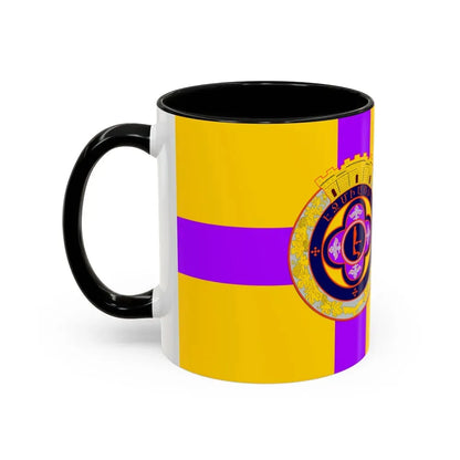 Flag of Vagharshapat Armenia - Accent Coffee Mug - Go Mug Yourself
