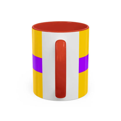 Flag of Vagharshapat Armenia - Accent Coffee Mug - Go Mug Yourself
