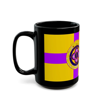 Flag of Vagharshapat Armenia - Black Coffee Mug-Go Mug Yourself