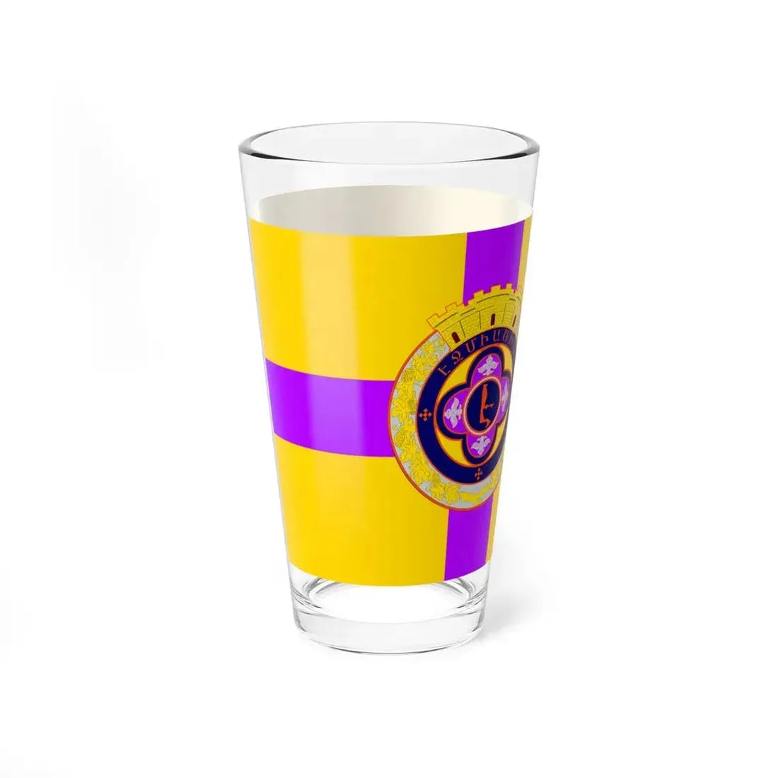 Flag of Vagharshapat Armenia - Pint Glass 16oz - Go Mug Yourself