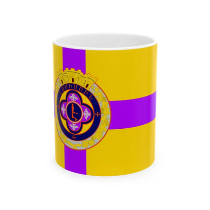 Flag of Vagharshapat Armenia - White Coffee Mug-11oz-Go Mug Yourself