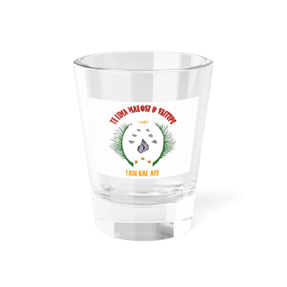 Flag of Vaitupu Atoll (Tuvalu) Shot Glass 1.5oz 1.5oz - Go Mug Yourself