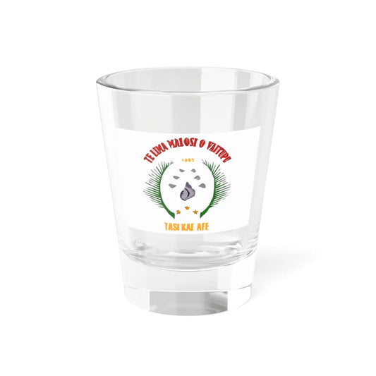 Flag of Vaitupu Atoll (Tuvalu) Shot Glass 1.5oz 1.5oz - Go Mug Yourself