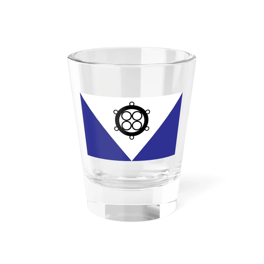 Flag of Vaivara Parish (Estonia) Shot Glass 1.5oz 1.5oz - Go Mug Yourself