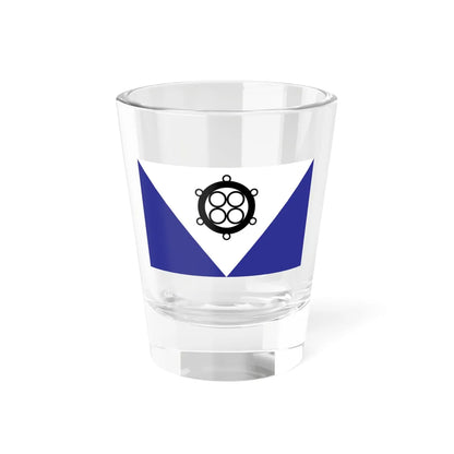 Flag of Vaivara Parish (Estonia) Shot Glass 1.5oz 1.5oz - Go Mug Yourself