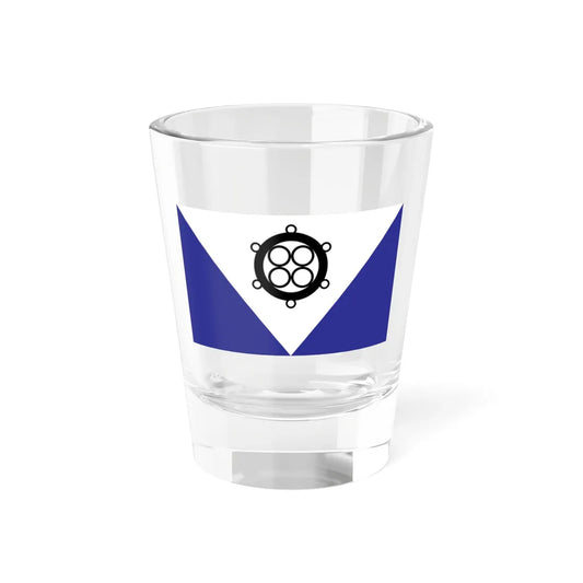 Flag of Vaivara Parish (Estonia) Shot Glass 1.5oz 1.5oz - Go Mug Yourself