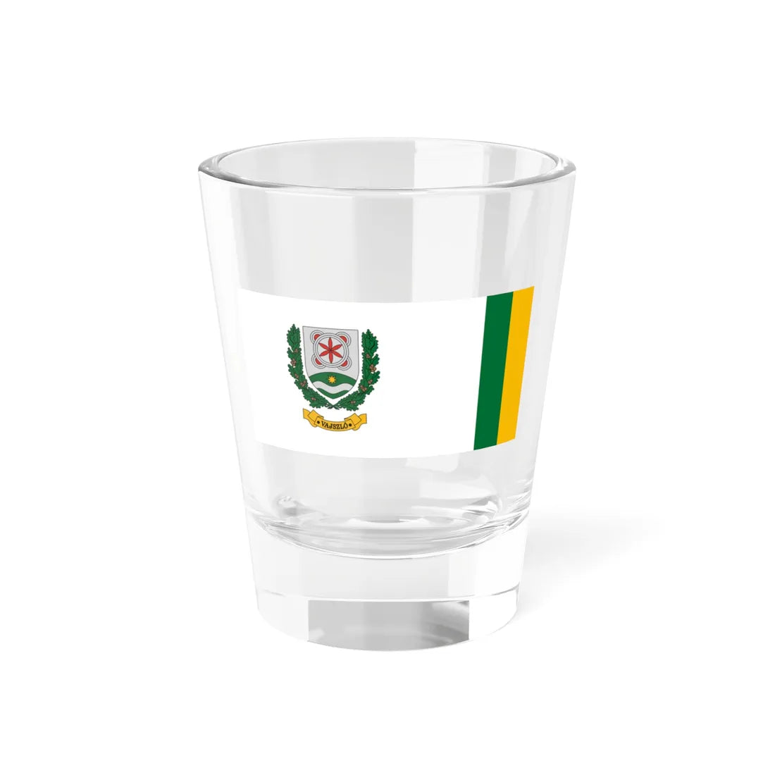 Flag of Vajszlo (Hungary) Shot Glass 1.5oz 1.5oz - Go Mug Yourself