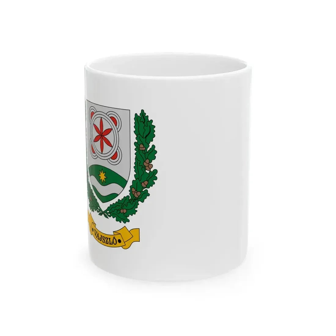 Flag of Vajszlo (Hungary) White Coffee Mug 11oz - Go Mug Yourself