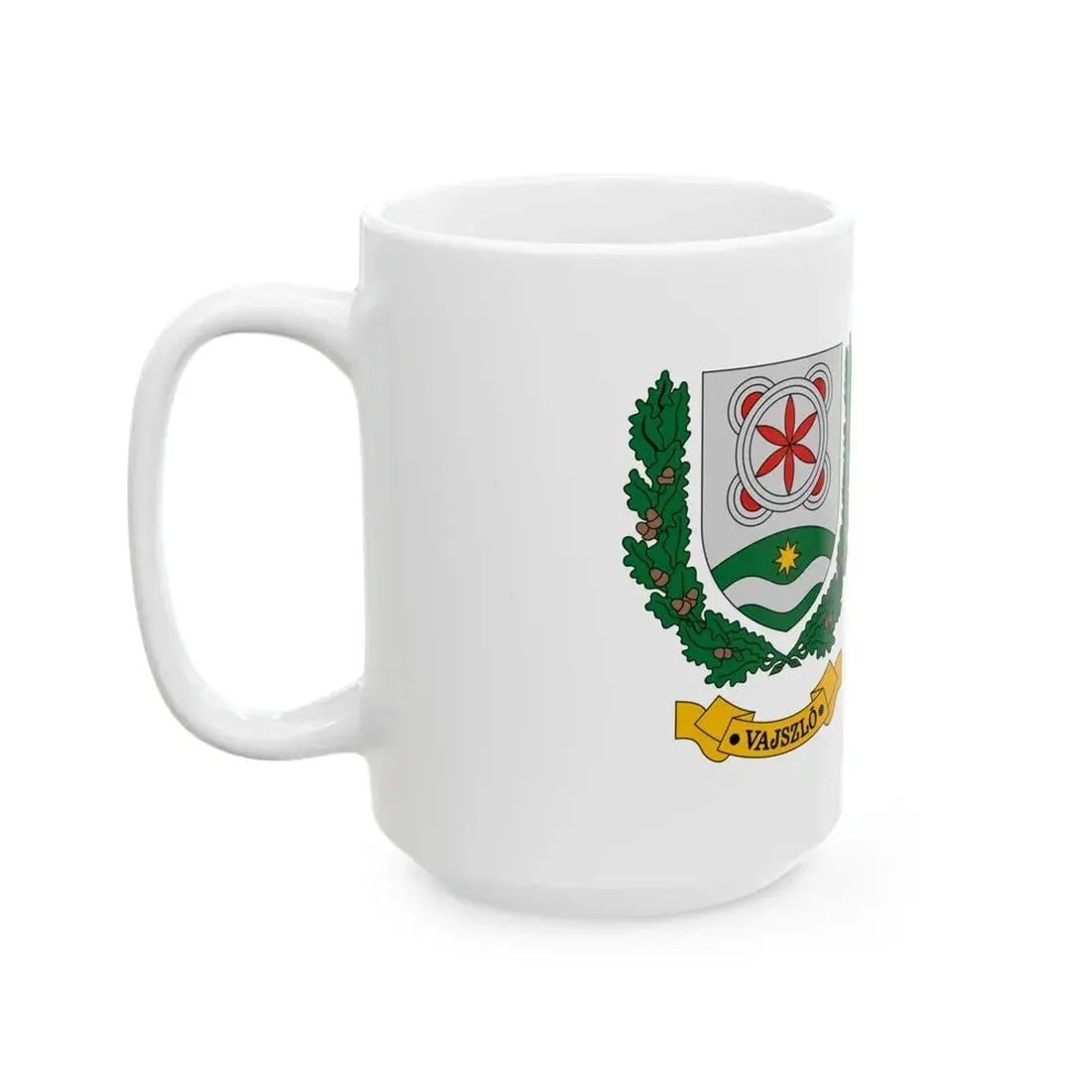 Flag of Vajszlo (Hungary) White Coffee Mug - Go Mug Yourself