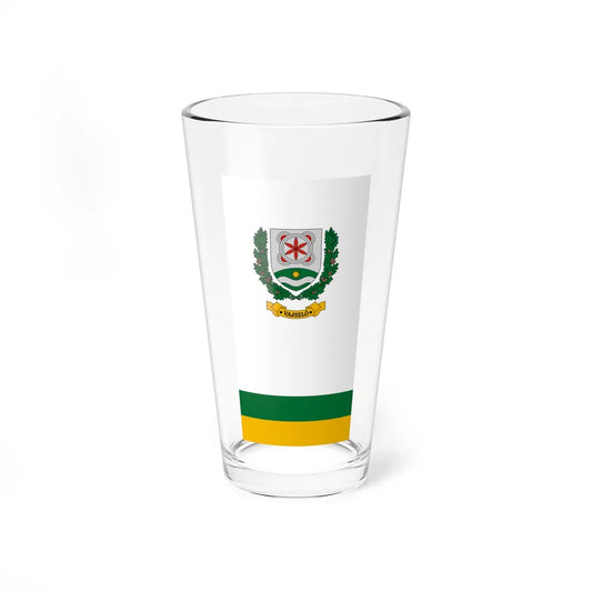 Flag of Vajszlo vertical (Hungary) Pint Glass 16oz 16oz - Go Mug Yourself