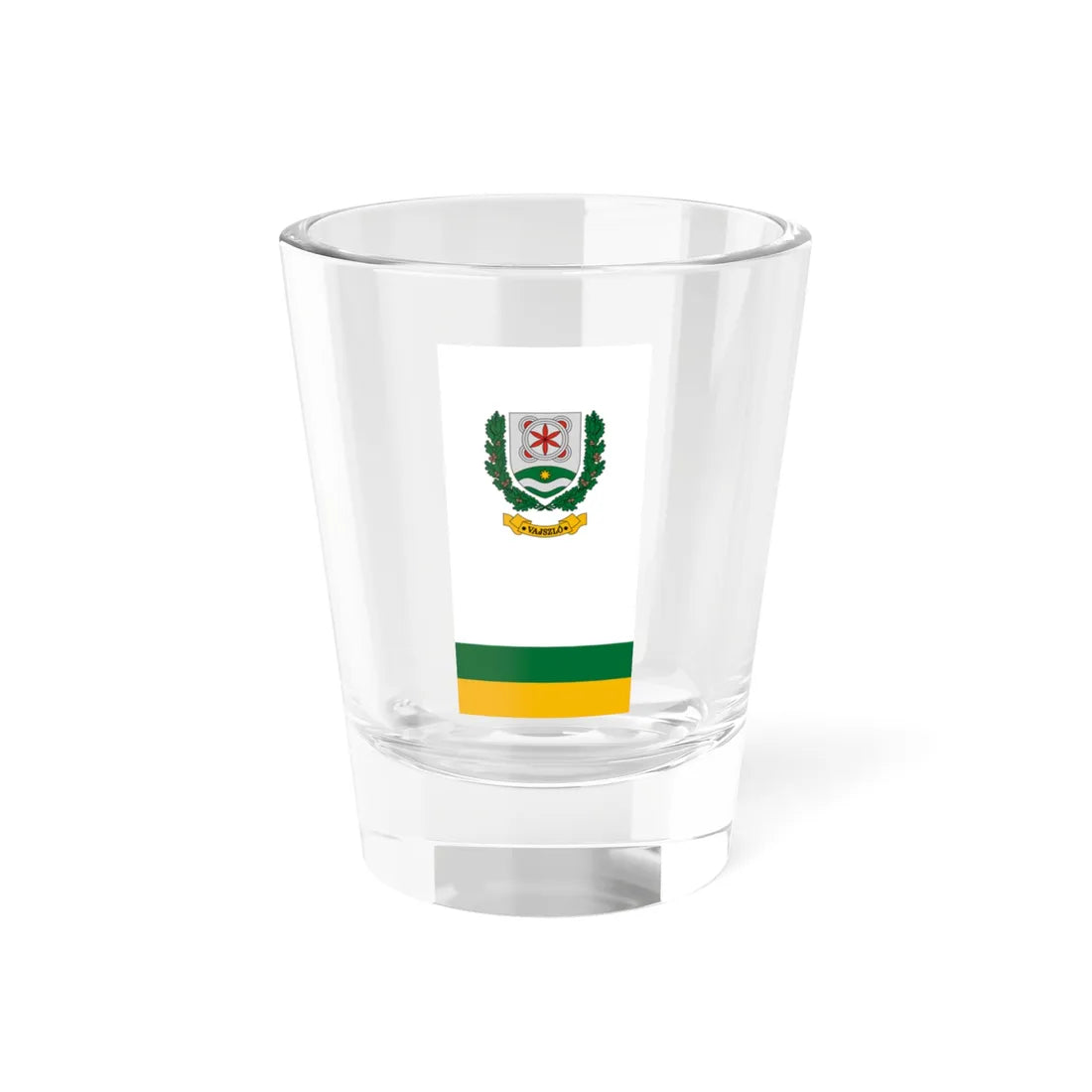 Flag of Vajszlo vertical (Hungary) Shot Glass 1.5oz 1.5oz - Go Mug Yourself