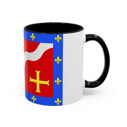 Flag of Val d'Oise France 2 - Accent Coffee Mug - Go Mug Yourself