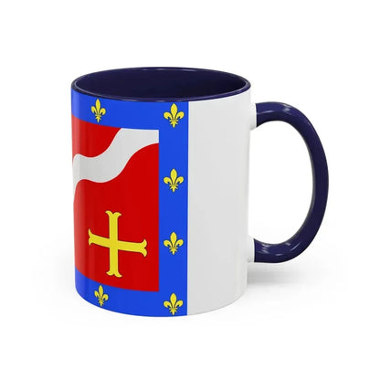 Flag of Val d'Oise France 2 - Accent Coffee Mug - Go Mug Yourself