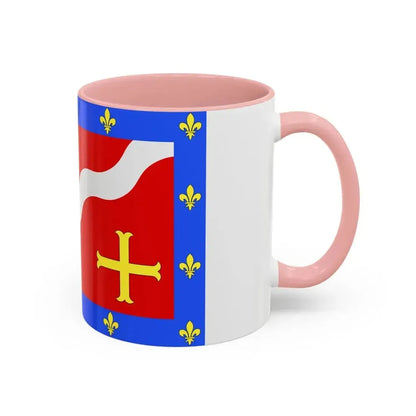 Flag of Val d'Oise France 2 - Accent Coffee Mug - Go Mug Yourself