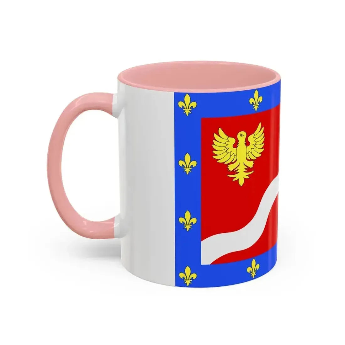 Flag of Val d'Oise France 2 - Accent Coffee Mug - Go Mug Yourself