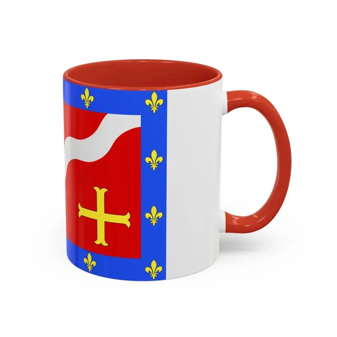 Flag of Val d'Oise France 2 - Accent Coffee Mug - Go Mug Yourself