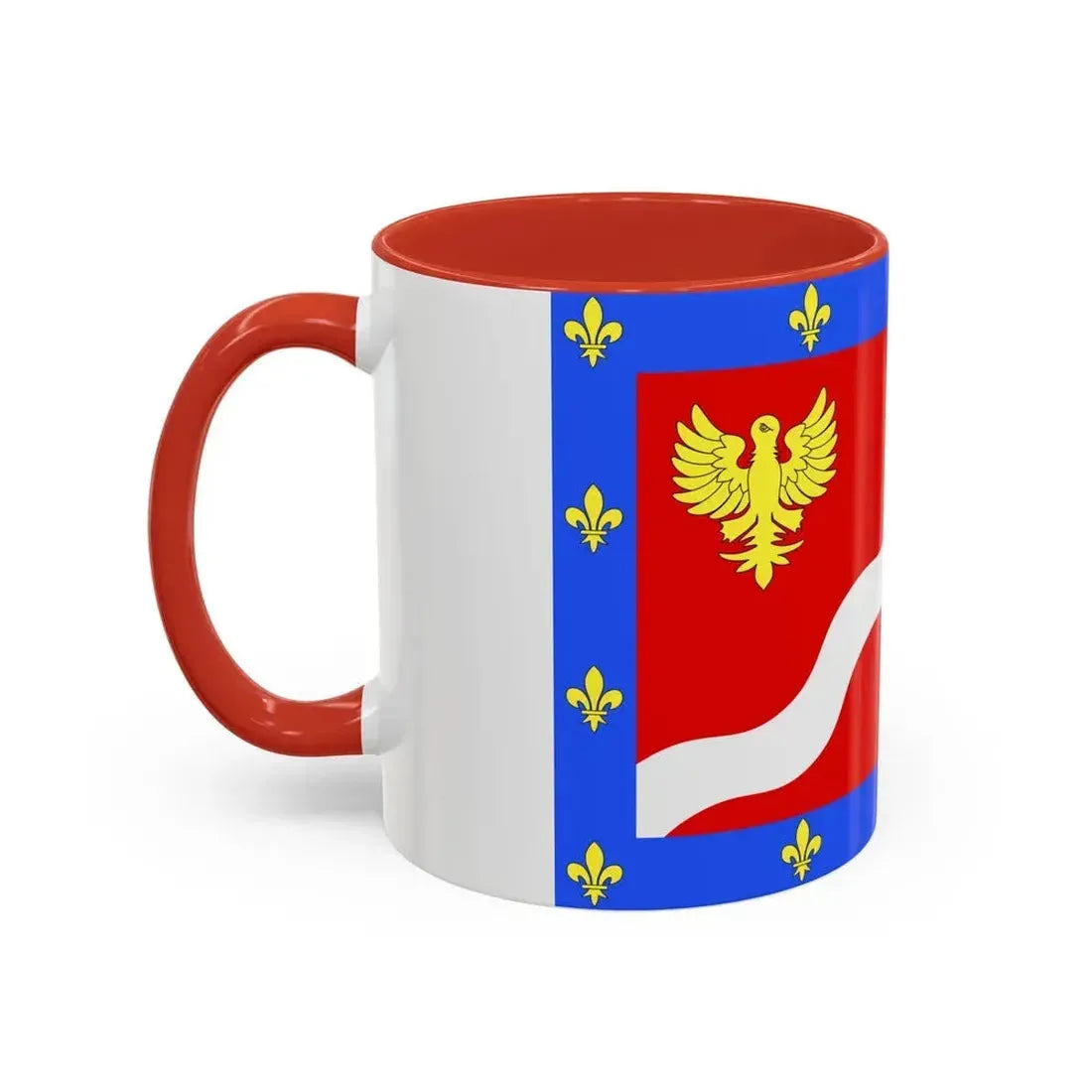 Flag of Val d'Oise France 2 - Accent Coffee Mug - Go Mug Yourself