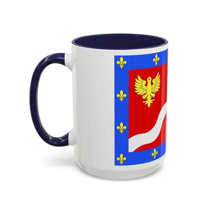 Flag of Val d'Oise France 2 - Accent Coffee Mug - Go Mug Yourself