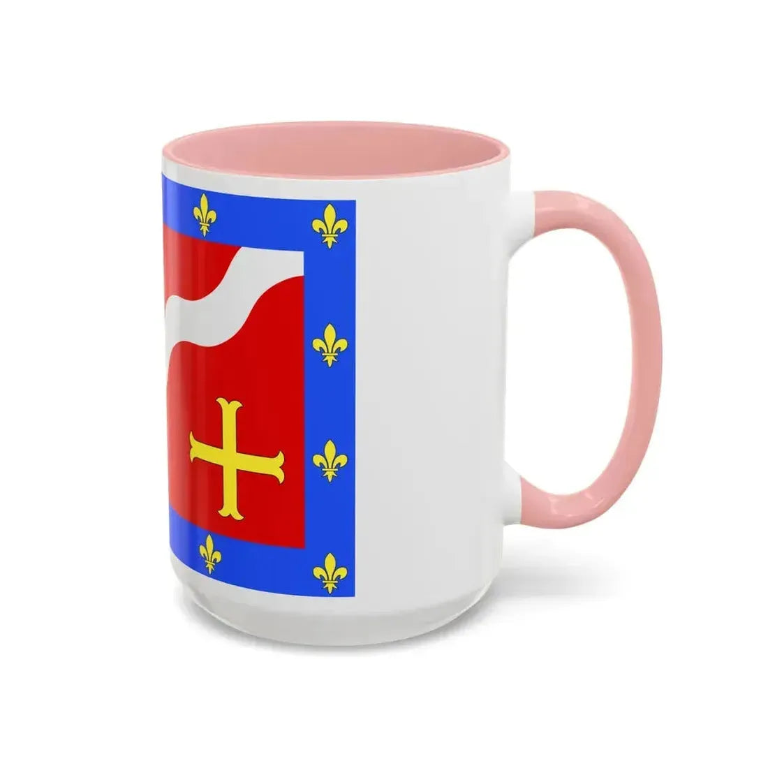 Flag of Val d'Oise France 2 - Accent Coffee Mug - Go Mug Yourself