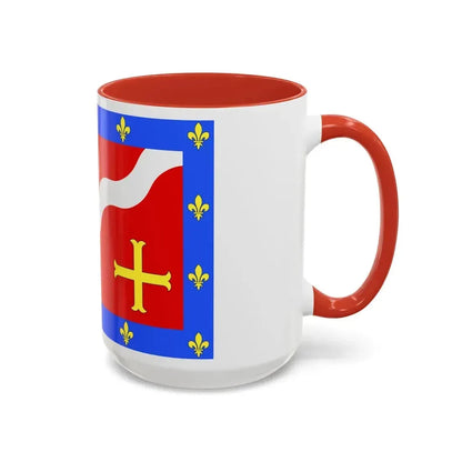 Flag of Val d'Oise France 2 - Accent Coffee Mug - Go Mug Yourself