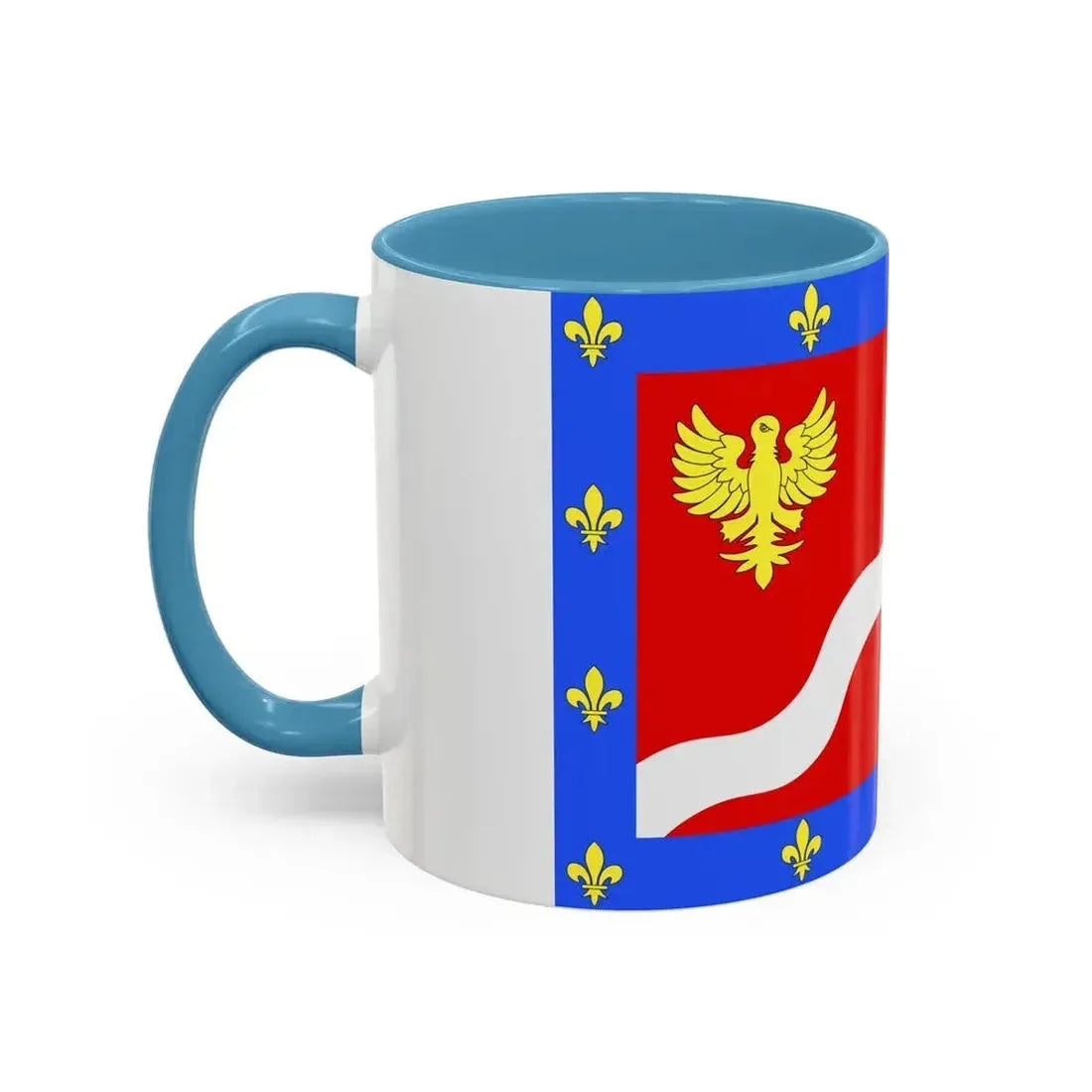 Flag of Val d'Oise France 2 - Accent Coffee Mug - Go Mug Yourself