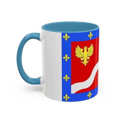 Flag of Val d'Oise France 2 - Accent Coffee Mug - Go Mug Yourself