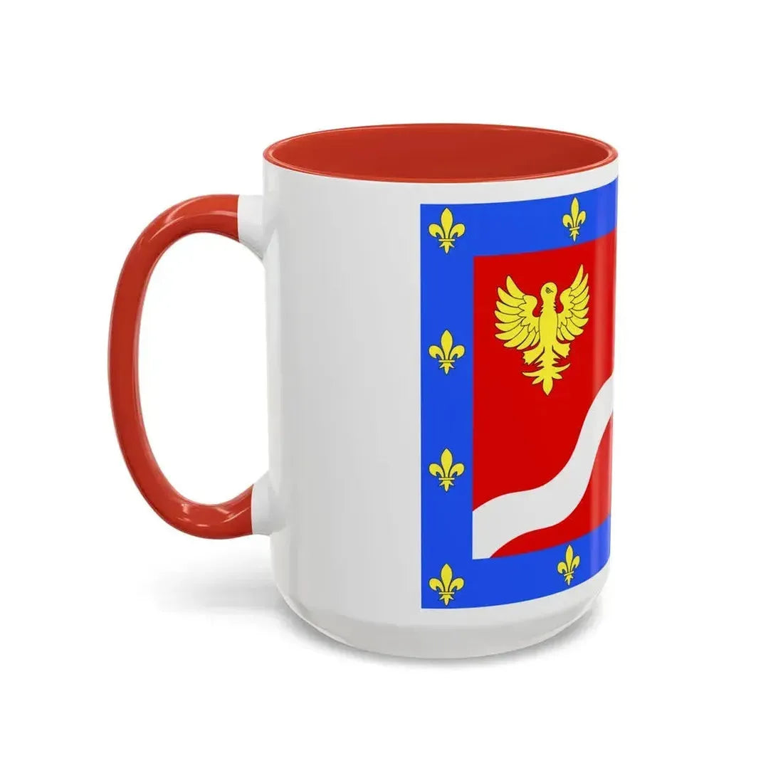 Flag of Val d'Oise France 2 - Accent Coffee Mug - Go Mug Yourself