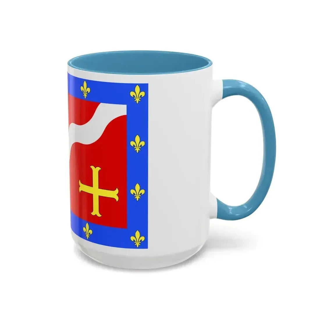 Flag of Val d'Oise France 2 - Accent Coffee Mug - Go Mug Yourself