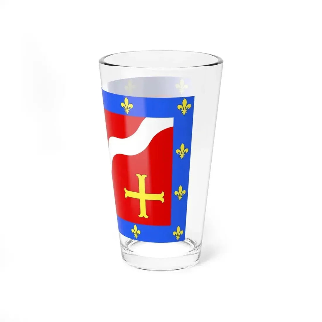 Flag of Val d'Oise France 2 - Pint Glass 16oz - Go Mug Yourself
