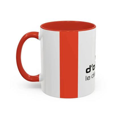 Flag of Val d'Oise France - Accent Coffee Mug - Go Mug Yourself