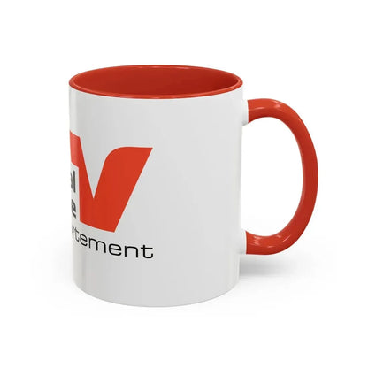 Flag of Val d'Oise France - Accent Coffee Mug - Go Mug Yourself