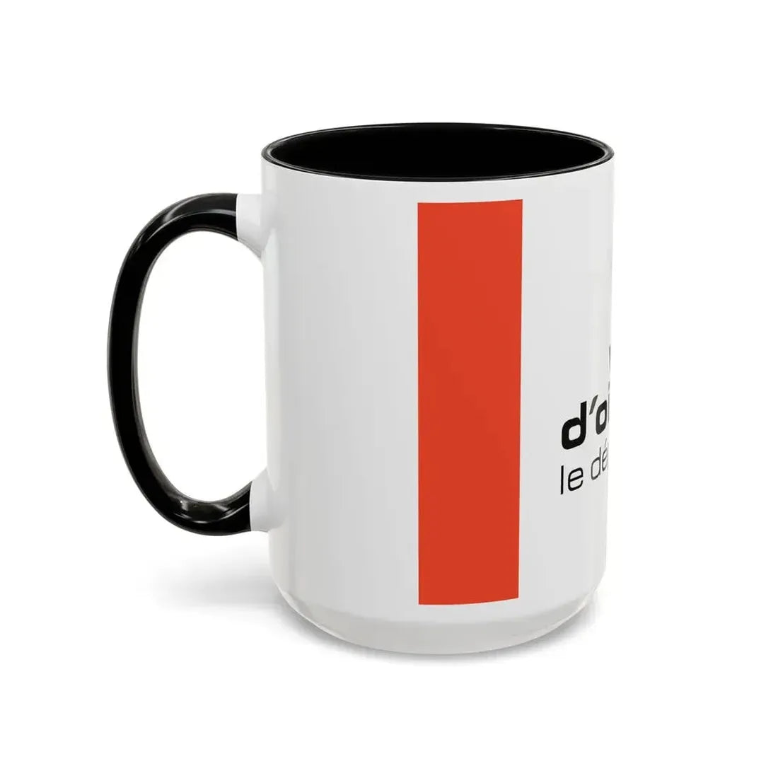 Flag of Val d'Oise France - Accent Coffee Mug - Go Mug Yourself