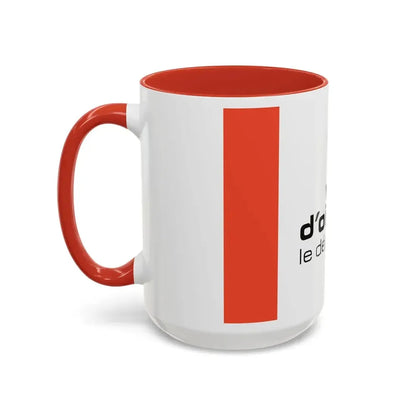 Flag of Val d'Oise France - Accent Coffee Mug - Go Mug Yourself